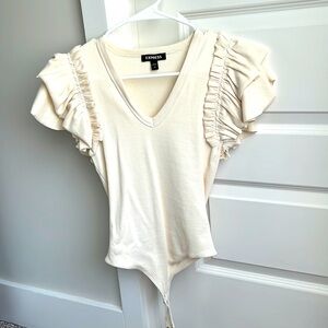 Cream colored bodysuit- XS